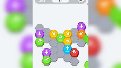 Hexa Shift - Logic Puzzle Level 109 walkthrough | Hexa Shift Level 109 Solution Gamerstein