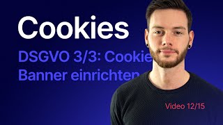 COOKIE BANNER rechtssicher in WORDPRESS + ELEMENTOR erstellen | 12 DSGVO 3/3 - Cookie Banner