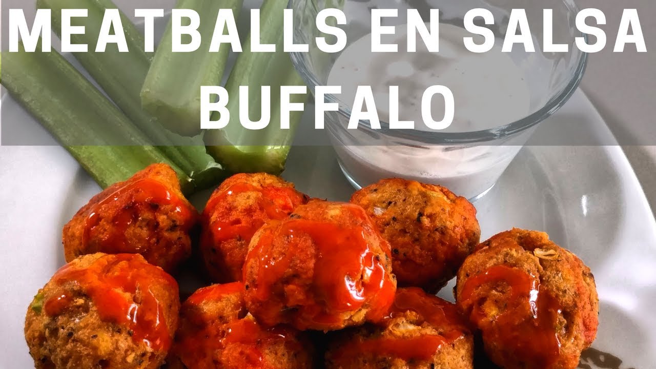 Meatballs en salsa buffalo 🥵 Botanas rápidas para el partido Como