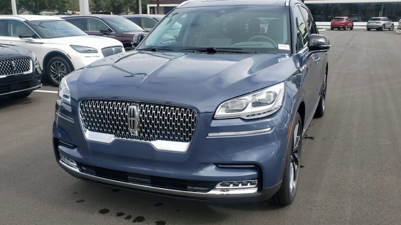 2021 Lincoln Aviator Reserve AWD Ocean Drive Blue YouTube