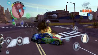 🚓🚓Gangster 4 Game Car Racing and war with the police!AMAZING VIEW  part2#gangster #gameplay screenshot 2