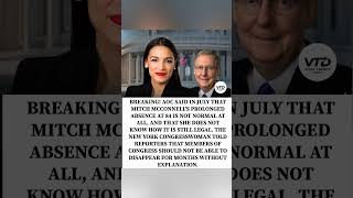 AOC questions McConnell’s prolonged absence from Congress