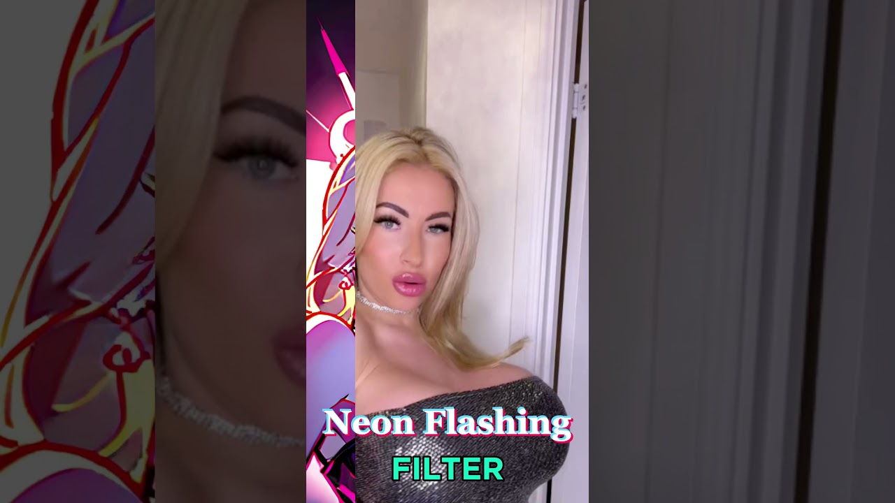 Neon Flashing Filter with DreamFace AI
