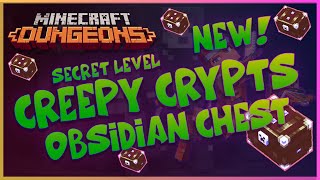 Minecraft Dungeons Creepy Crypt Obsidian Chest