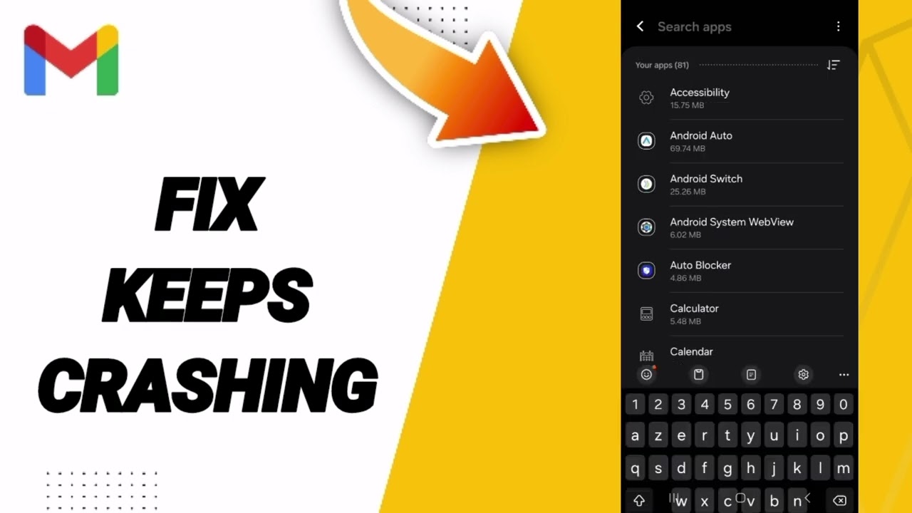 How To Fix Keeps Crashing On Gmail App 2025