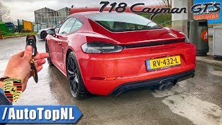 Porsche 718 Cayman GTS REVIEW POV Test Drive by AutoTopNL