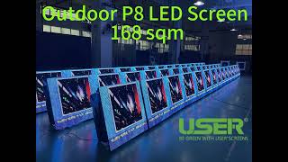 P8 Outdoor LED screen ready to ship ~  (USER )