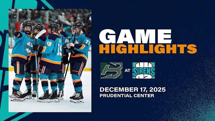PWHL Highlights | New York Sirens vs. Boston Fleet | December 17, 2025