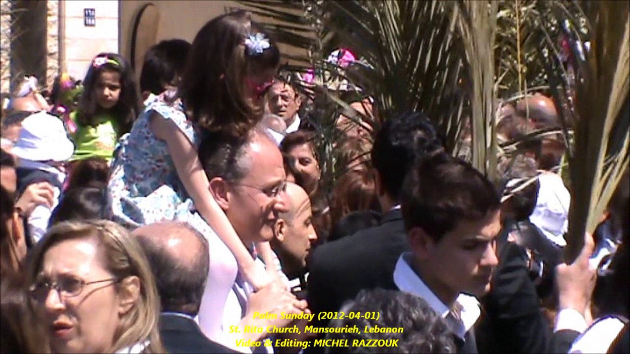 Palm Sunday At St. Rita Church (Greek Catholic), Mansourieh, Lebanon