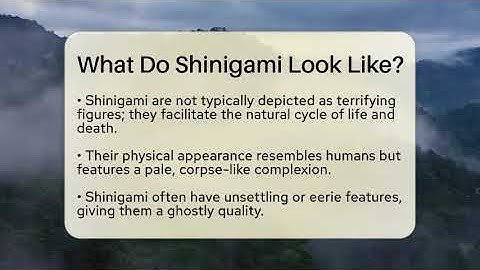 What Do Shinigami Look Like? - Exploring Ancient Myths