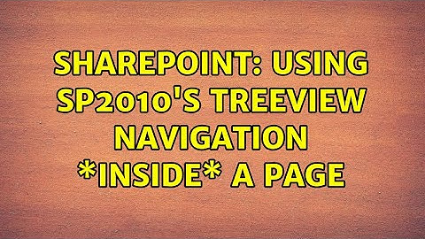 Sharepoint: Using SP2010