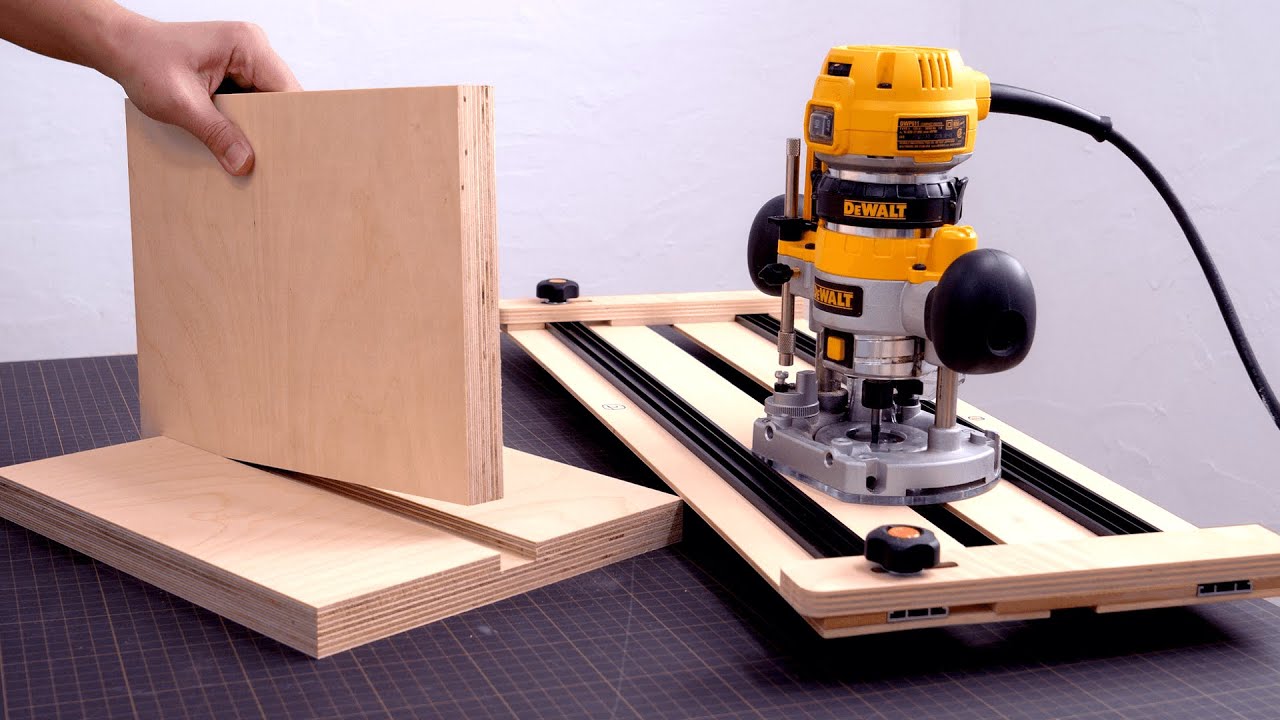 Make A Router Guide JIG YouTube