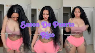 Gorgeous Big Booty Sazon De Puerto Rico