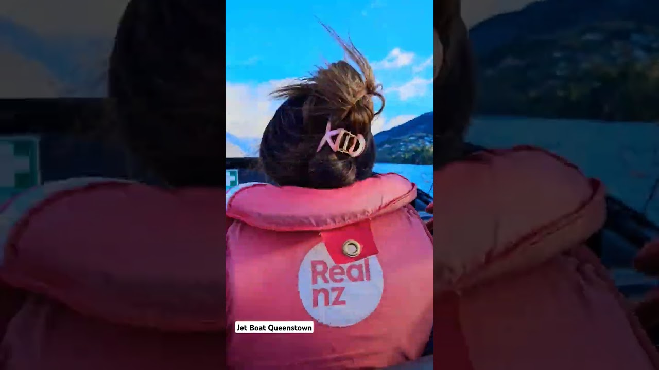 Thrill ride on a jet boat in Queenstown! High-speed adventure through stunning scenery