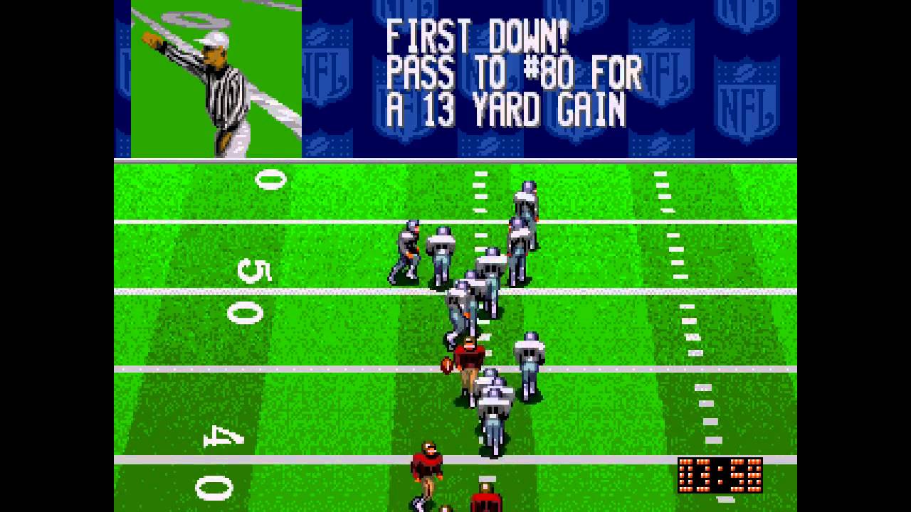 NFL Quarterback Club ... (Sega Genesis) Gameplay - YouTube