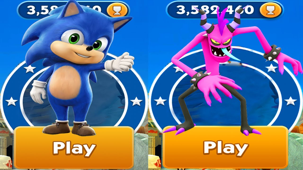 Baby Sonic vs Zazz in Sonic Dash Gameplay - YouTube