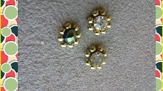 Como fazer o Miolo da Flor de cristal Ponto de luz!