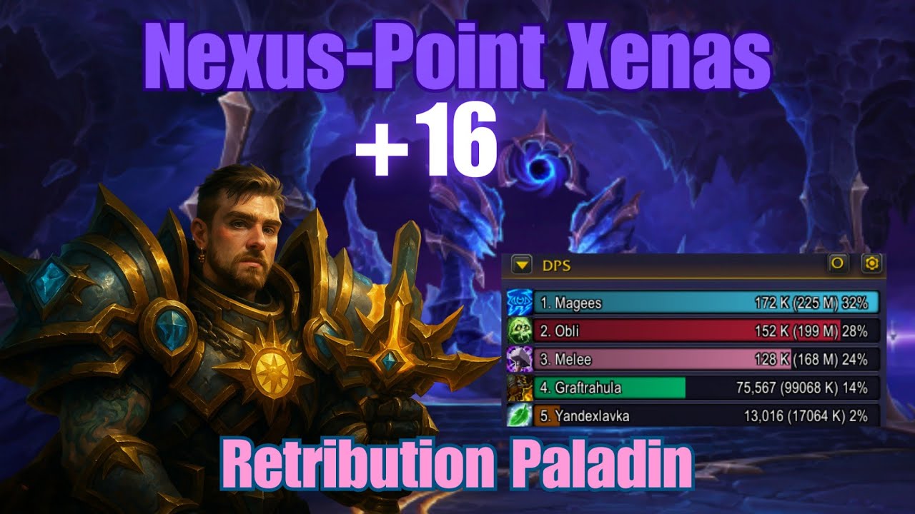 Nexus-Point Xenas +16 | Herald Retribution Paladin | Midnight Beta
