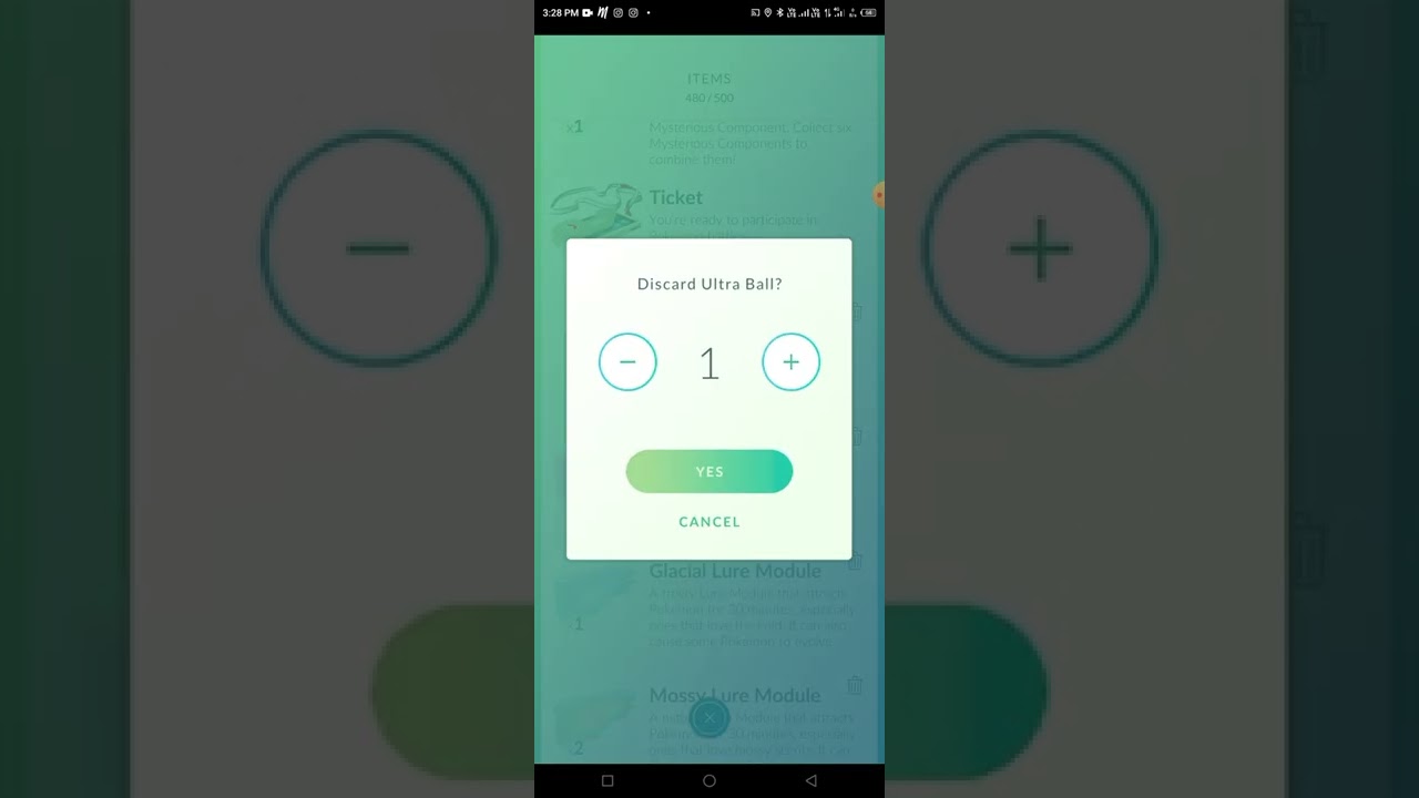 Finnally I purchased 1480 pokecoin  Ultra box in Pokemon go...