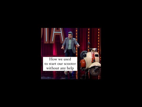 Starting an old scooter | Amit Tandon Comedy #shorts