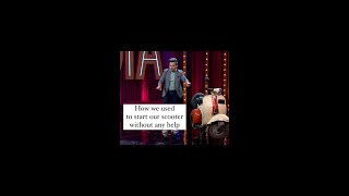 Starting an old scooter | Amit Tandon Comedy #shorts