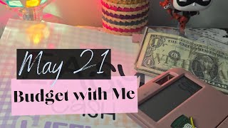 May Week 3 | Budget With Me | Cash Stuffing & Budget Planner Setup | Teacher Edition