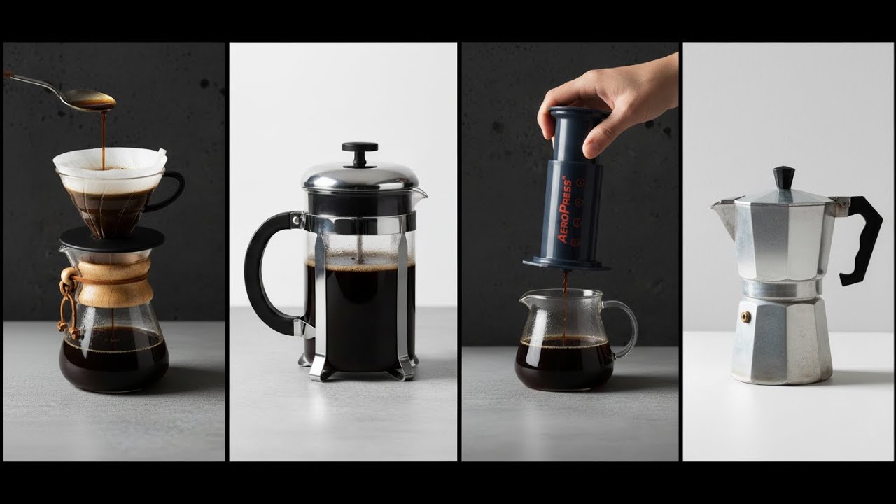 Los 6 MEJORES métodos para hacer CAFÉ