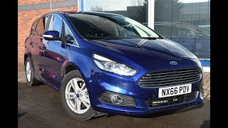 Used Ford S-Max 2.0 Tdci Anium 5Dr Deep Impact Blue 2016