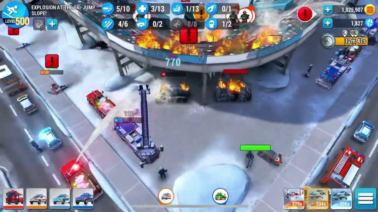 EMERGENCY HQ: Winter Sports Mission "Explosion at the ski-jump slope!"