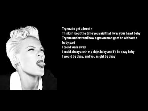 P!nk -Whatever You Want (Lyrics) (Best Quality)