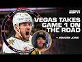 Stanley Cup Final GAME 1 REACTION 🏆 Golden Knights pull off comeback win on the road 👀 | SC with SVP