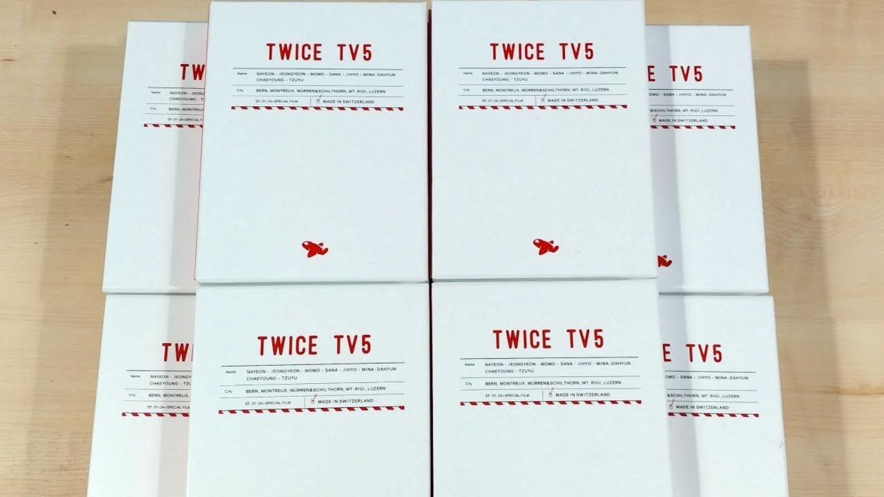 트와이스 TWICE TV5 DVD Set Unboxing x22 - YouTube