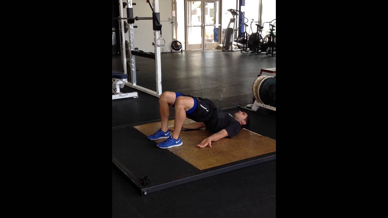 Body Weight Hip Bridge Iso