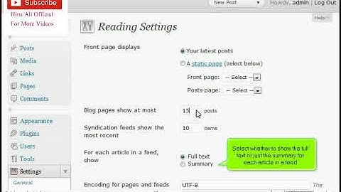 How to configure your settings in WordPress