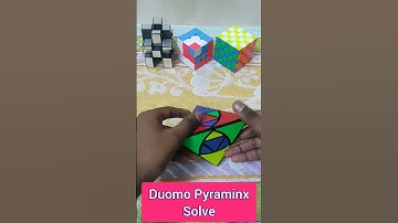 Duomo Pyraminx solve ||  [ Easy ] {solve} ||   #shorts #pyraminx #solve #rubikscube #cubing