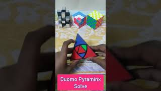 Duomo Pyraminx solve ||  [ Easy ] {solve} ||   #shorts #pyraminx #solve #rubikscube #cubing