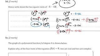 IB Exam Prep Week #6 Problem 5 (d,e,f,g)