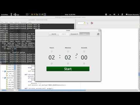 gnome-clocks timer programming process