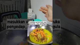Pertama kali masak ayam bumbu acar kuning  #food #kegiatanmemasak #acarkuning#ayamacarkuning