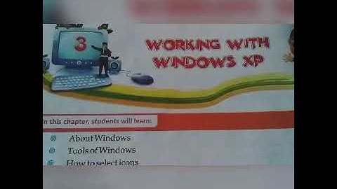 Std-3/Sub-Computer/Ch-3. Working With Windows XP(Part 2)