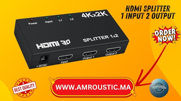 hdmi splitter 1 input 2 output 