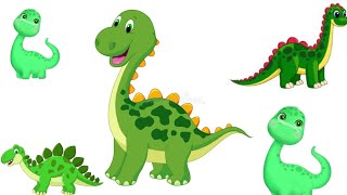 How to coloring Dinosaur 🦕 for kids, coloring step by step, Toddlers ❤️