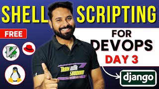 Deploying LIVE Django Project | Error handing | Shell Scripting For DevOps (Day 3)