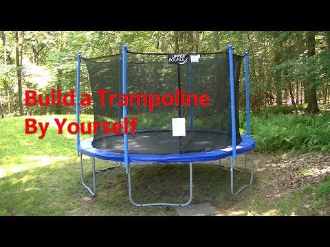 Video: DIY Trampoline: Hvordan Lage Og Montere En Barntrampoline Hjemme Fra Improviserte Midler?