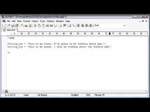 Beginner PHP Tutorial - 36 of 200 - String Functions Part 3  (www.dynamicwebart.com)