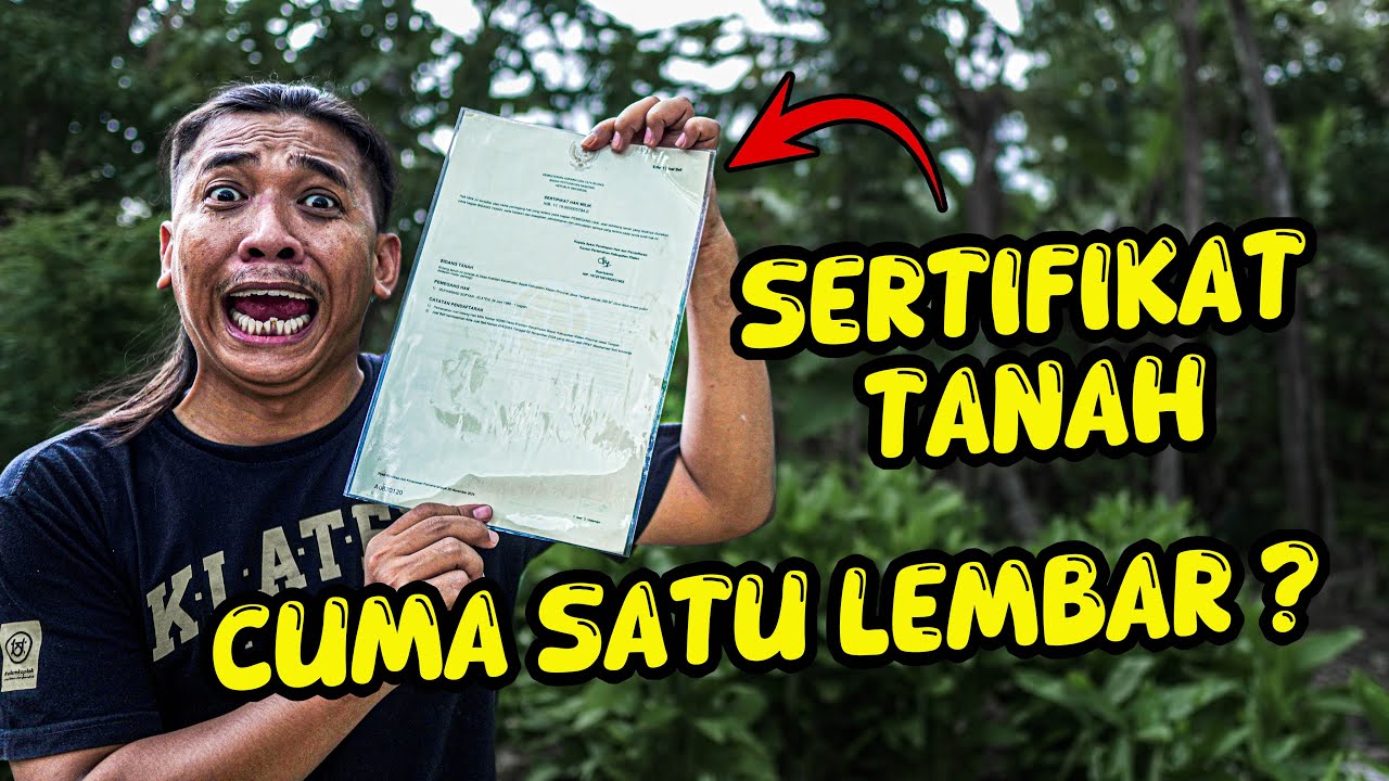 KAGET !!! Ternyata Sekarang Sertifikat Tanah Cuma 1 Lembar - WIRA WIRI