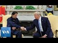 US President Donald Trump and Pakistan's PM Imran Khan Discuss the War in Afghanistan