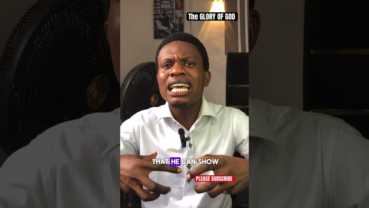 The Glory of God can’t be revealed anywhere 