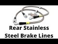 Rear Stainless Steel Brake Lines | Honda S2000