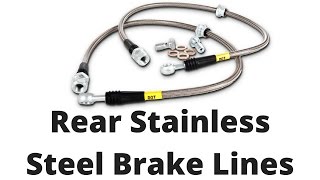 Rear Stainless Steel Brake Lines | Honda S2000